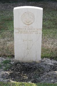Ismailia War Memorial Cemetery - Love, Frederick Sirdar